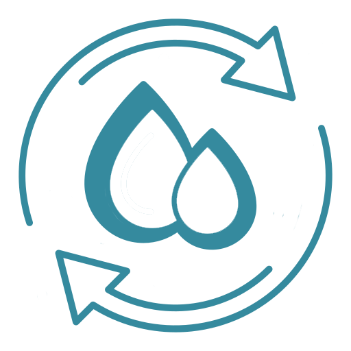 icône piscine hygiène inox blue